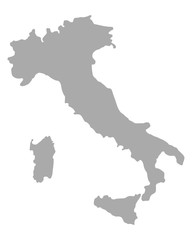 Fototapeta na wymiar Karte von Italien