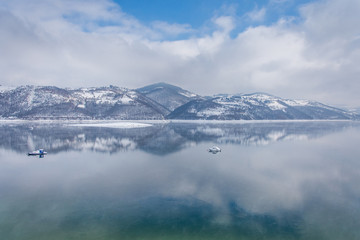 Fototapeta na wymiar Lake Zlatar at Zlatibor Serbia