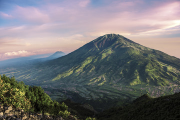 Merbabu volcano in Java