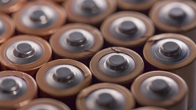 AA batteries extreme macro