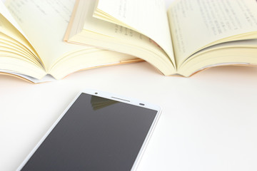 スマートフォンと本