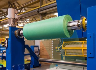 production of glass fiber fabric
