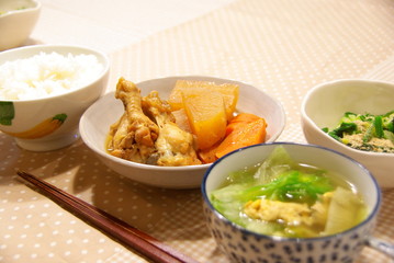家で食べる手づくりの料理 自炊 うちごはん 手料理  Home cooked meal
