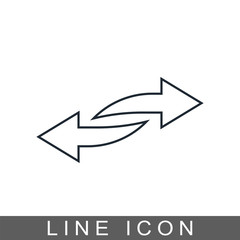arrow transfer icon
