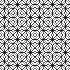 Retro Seamless Pattern Stars Black © Jan Engel