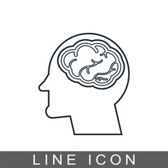 head with brain icon