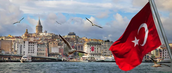 Foto op Plexiglas Istanbul the capital of Turkey, eastern tourist city. © seqoya