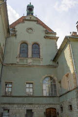 Fototapeta na wymiar Facade castle in Ukraine