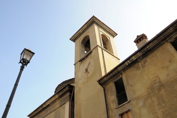 Fototapeta na wymiar Ancient renaissance church at the beginning of '600