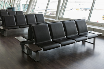 Empty chair for passengers.