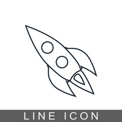 Fototapeta premium icon rocket