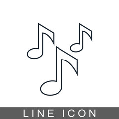 music notes  icon