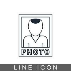 Fototapeta premium no foto icon