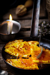  pancakes with orange sauce