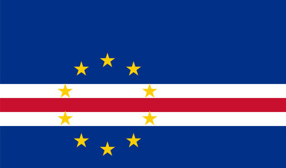 Standard Proportions for Cabo Verde Flag