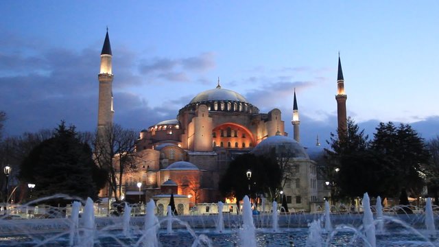 Hagia Sophia in Istanbul, Turkey 