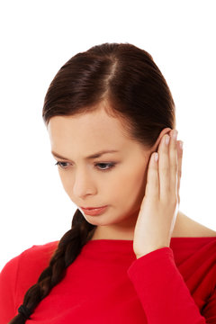 Young Woman With Ear Ache