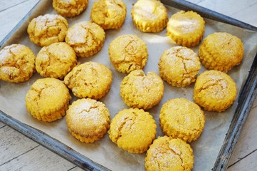 Baking sweet potato scones