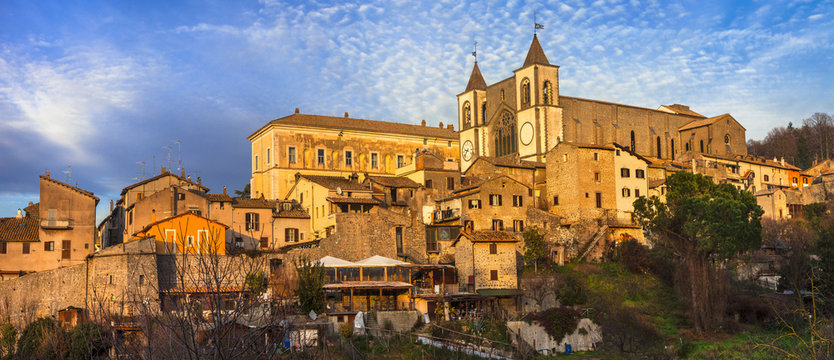 San Martino al Cimino - medieval town in Viterbo province, Italy