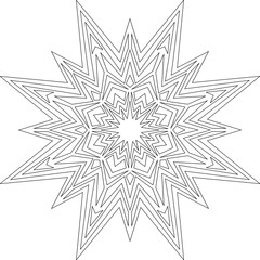 Mandala, Vorlage Malbuch für Erwachsene, Meditationshilfe, zur Ruhe kommen