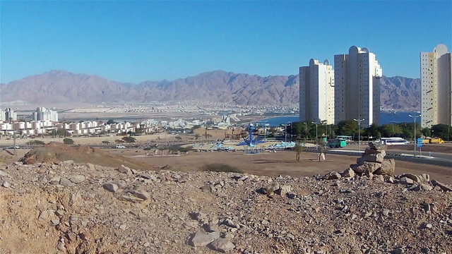 View to Eilat city/Eilat the southest city of Israel