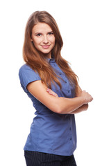 Fototapeta premium Portrait of confident successful business