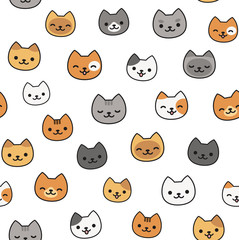 Cute cat pattern