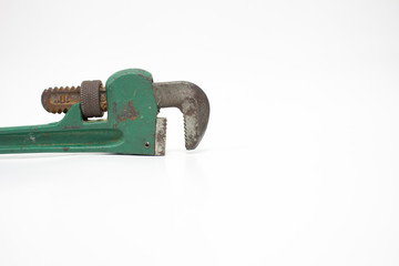 The old 10-inch pipe wrench
