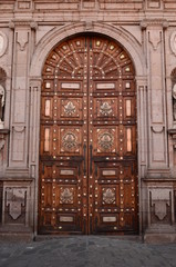 Naklejka premium Principal Entrance of Morelias Cathedral