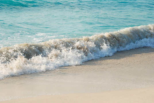 The beautiful seaside scenery in Cuncan, Mexico