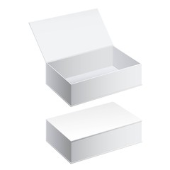 White Package Cardboard Box set