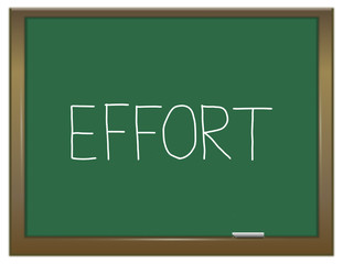 Fototapeta premium Effort education concept.