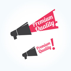 Premium Quality Megaphone Icon