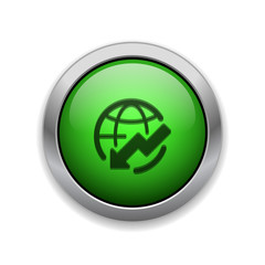 Green Glowing App Web Button