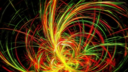Obraz premium Colorful futuristic graphic wallpaper
