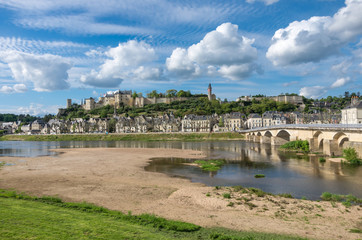 Chinon castle. Loire valley