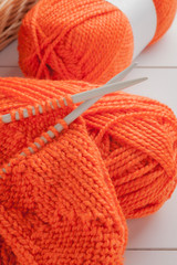 Knitting Needles and Wool