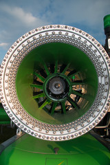 Snow gun waiting for frost