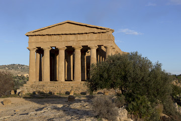 Fototapeta na wymiar Agrigento temple in Sicily