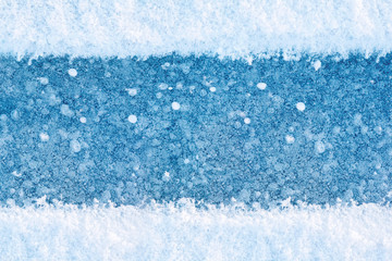Textured ice blue background