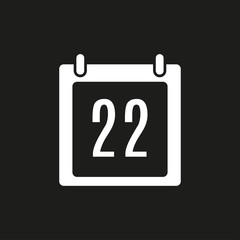 Calendar   - vector icon.