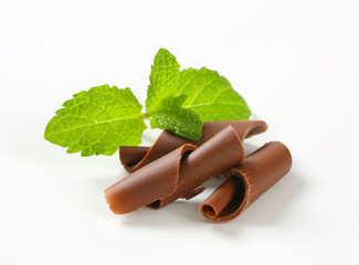 Chocolate curls