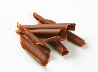 Chocolate curls