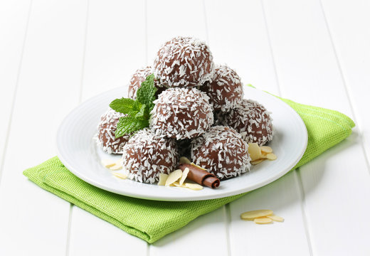 Chocolate Coconut Balls