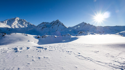 Obraz premium Austrian Alps in Winter