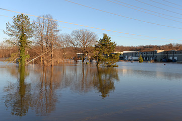 Aftermath of Flooding in Valley Park Missouri