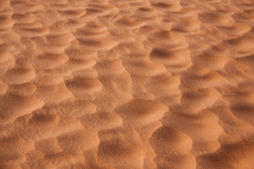 Texture of Red Sand of Desert Dune, Namibia