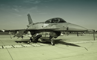 Fototapeta na wymiar Air force, military aircraft