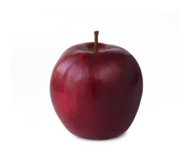 Red Apple on white background