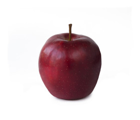 Fototapeta na wymiar Red Apple on white background
